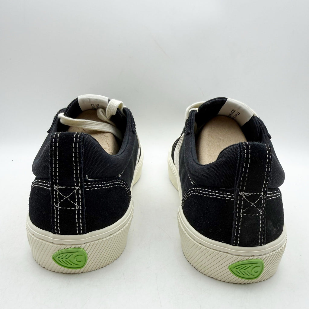 CARIUMA Catiba Pro Low Sneakers MENS 8.5 WOMENS 10 Black White Canvas NIB