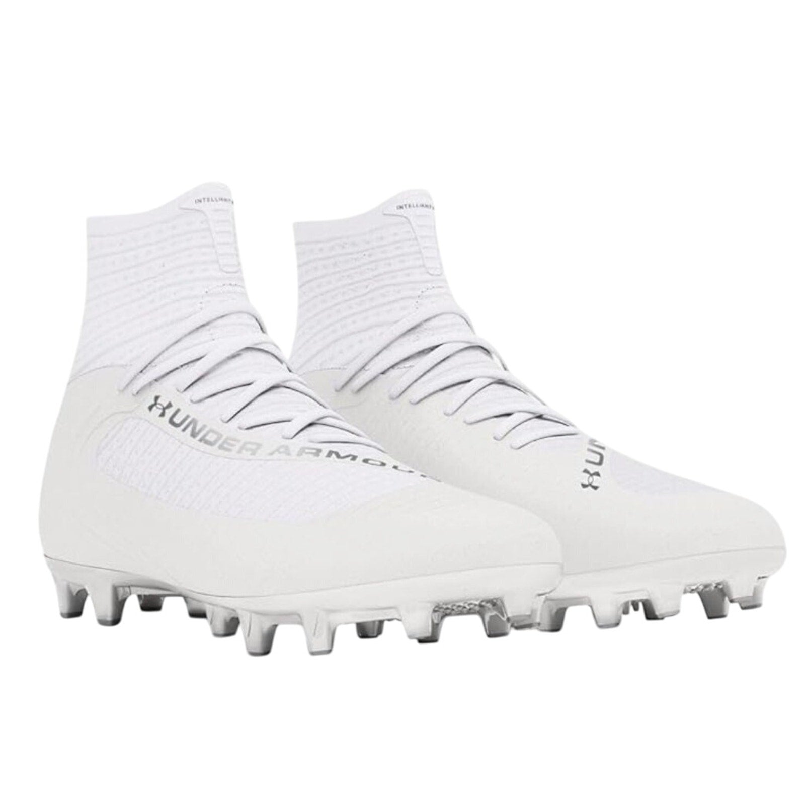 Under Armour Mens Highlight MC 2.0 High Top Football Cleats Size 9.5 White NWOB
