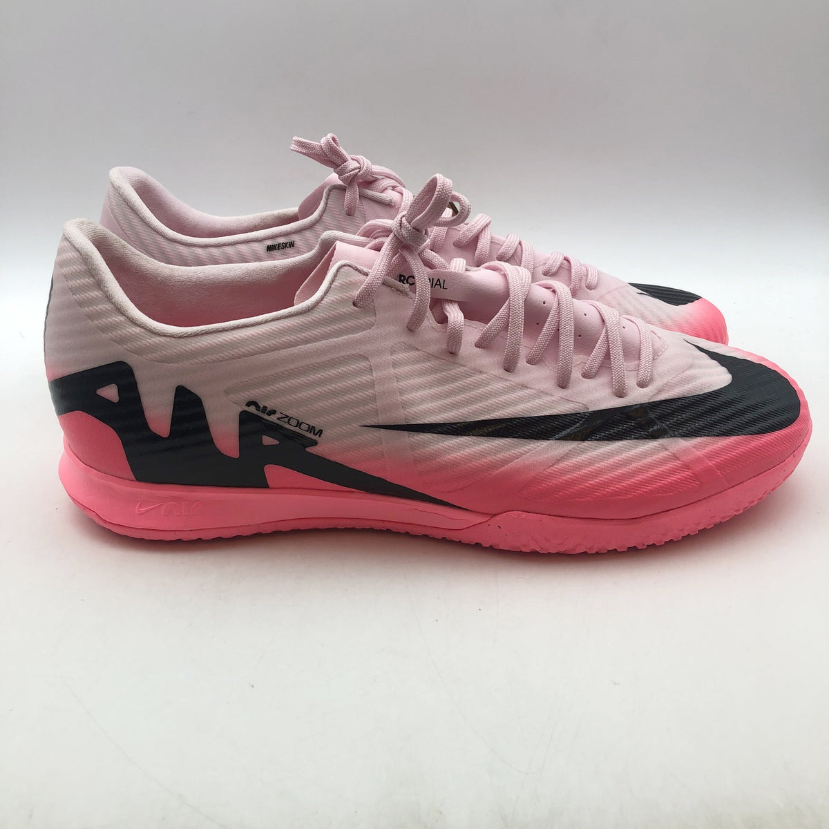 Nike Mercurial Vapor 15 Academy IC Soccer Shoes Mens 12 Pink Indoor Turf NWOB