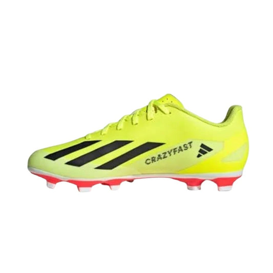 Adidas Mens X Crazyfast Club Flexible Ground Soccer Cleats 10.5 Yellow NWOB