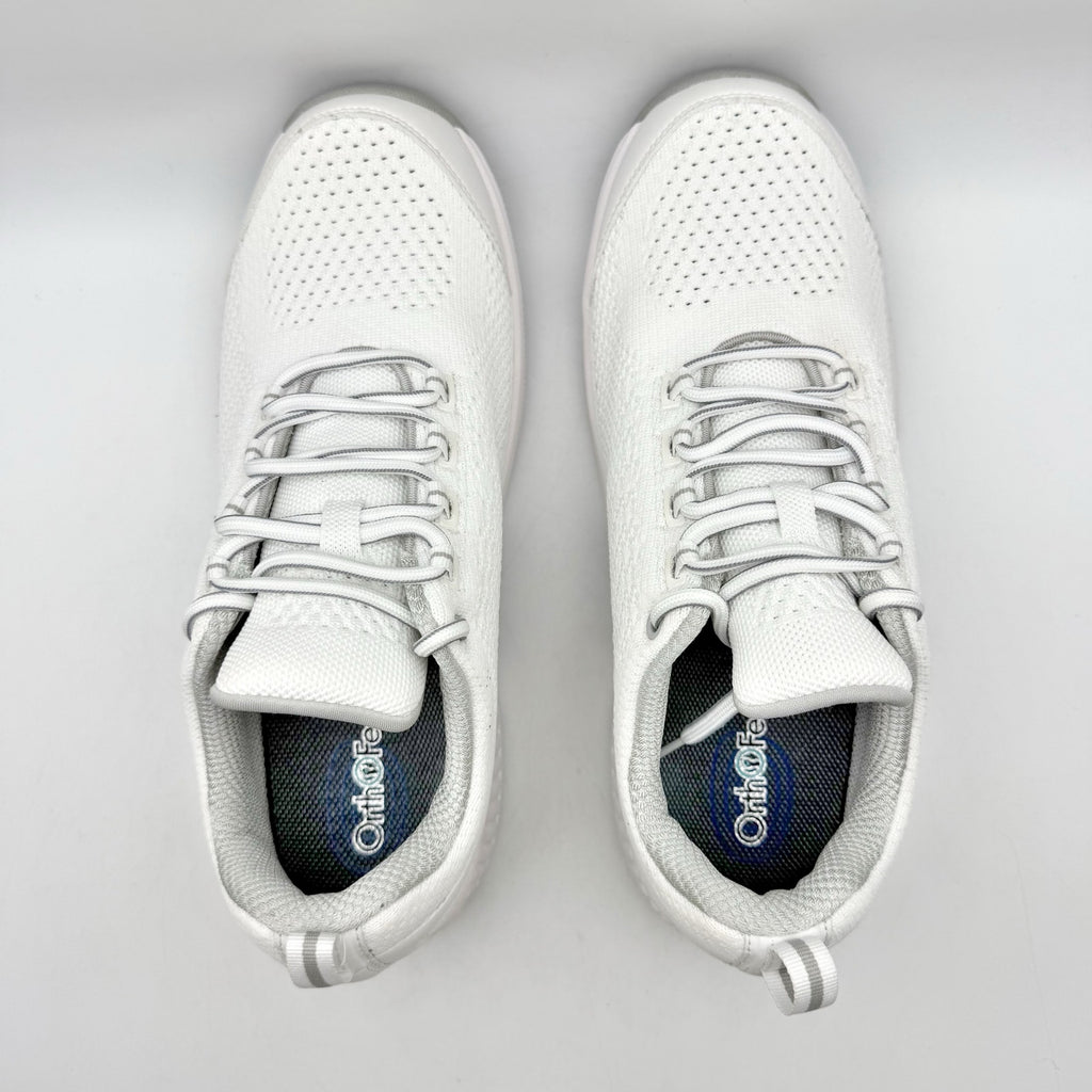 OrthoFeet Womens Coral Sneakers US 10 M EU 40.5 White Athletic Comfort NIB