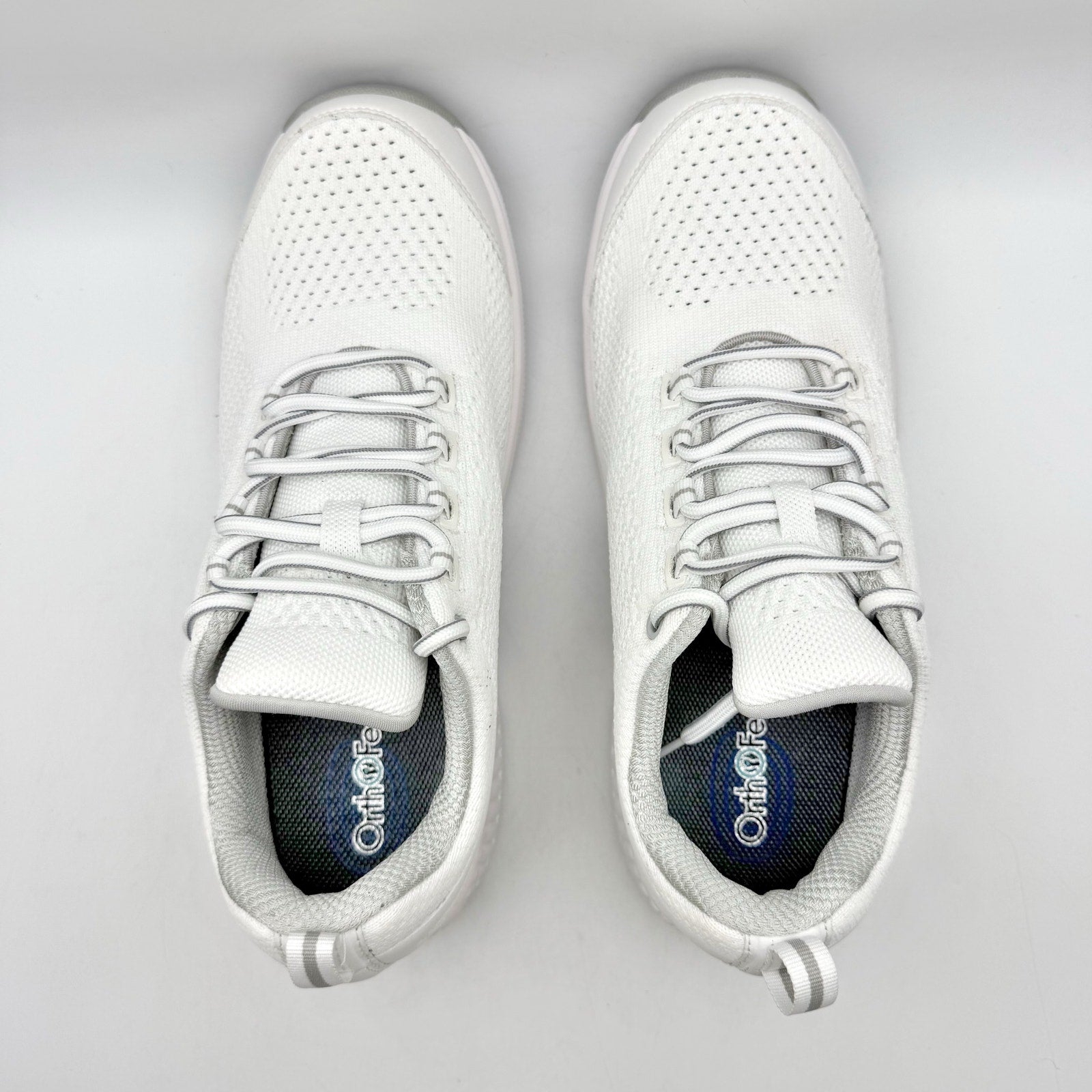 OrthoFeet Womens Coral Sneakers US 10 M EU 40.5 White Athletic Comfort NIB
