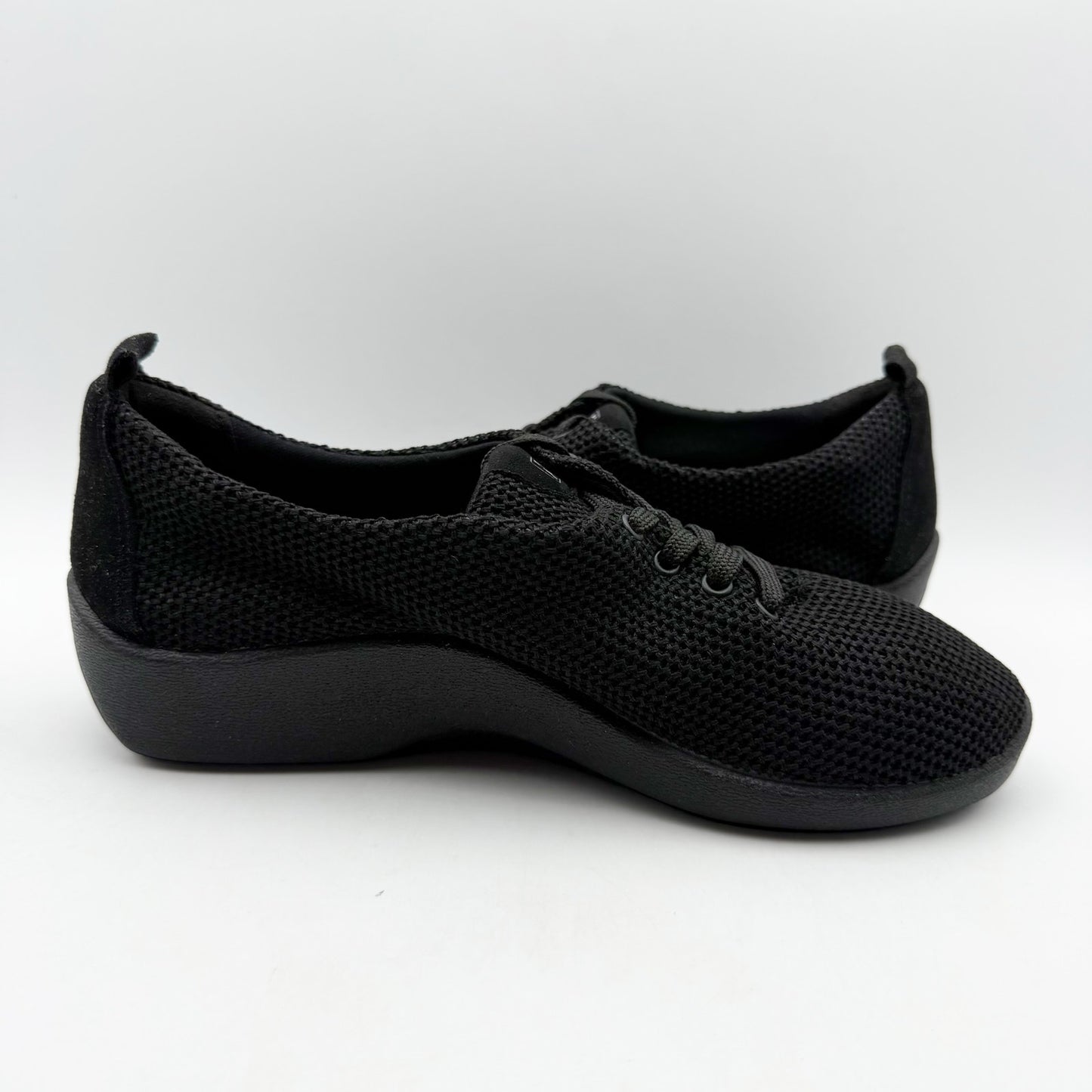 Arcopedico Womens Net 3 Oxford Sneakers EU 39 US 8-8.5 Black Knit NWOB