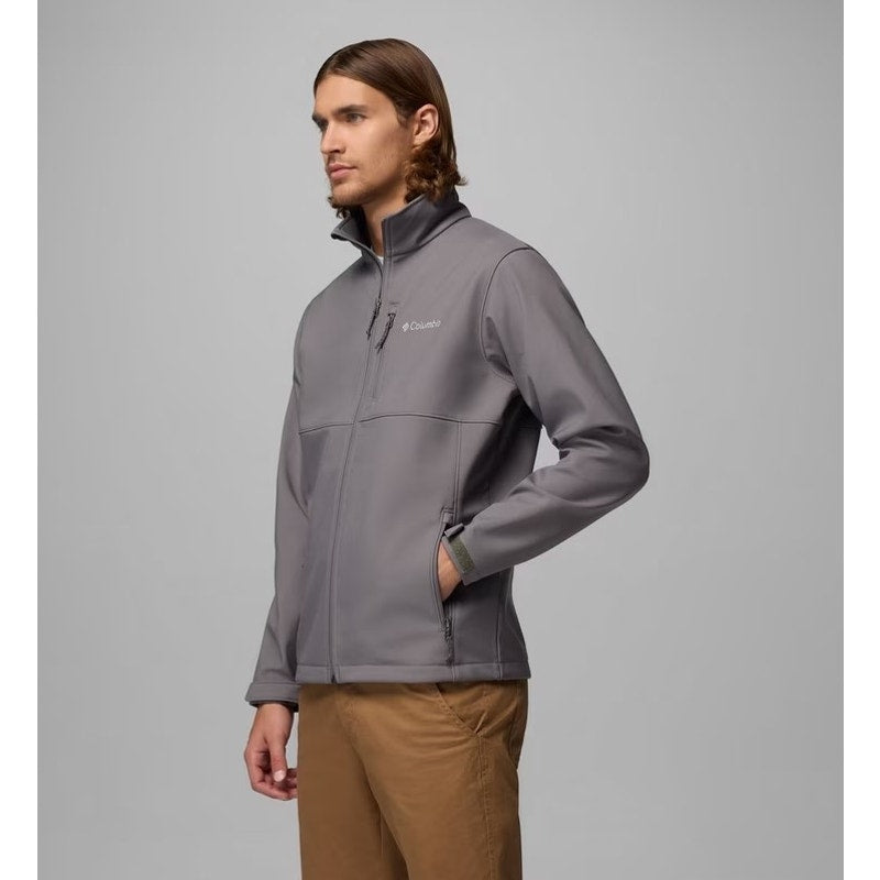 COLUMBIA Men's Ascender Hiking Softshell Jacket Size 3X City Grey NWT