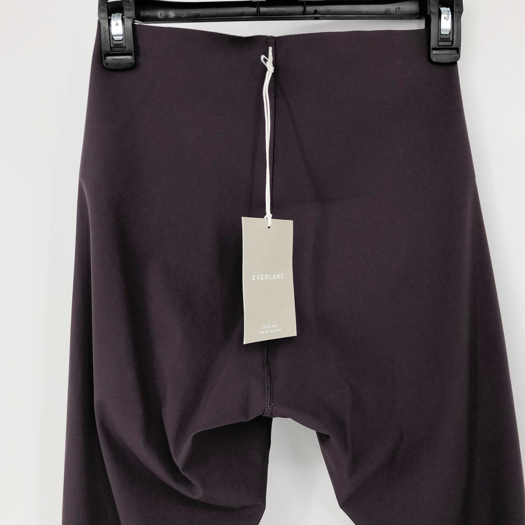 Everlane Womens The Perform Sculpt Legging Small Purple High Waist Eggplant NWT