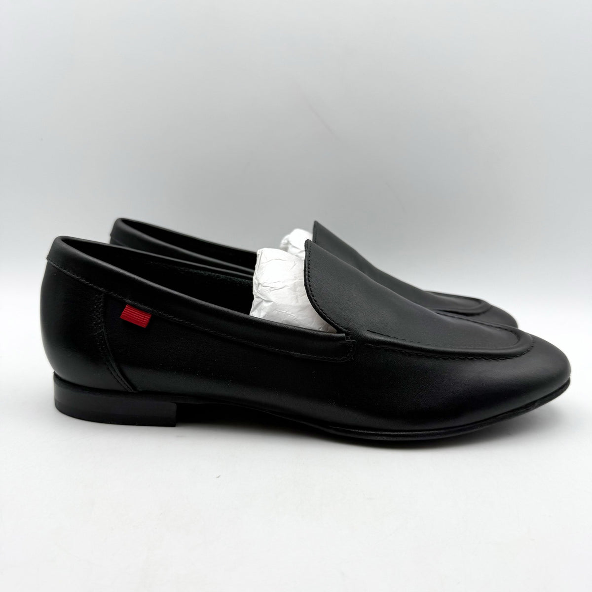 Marc Joseph New York Womens Madison Ave Loafers Size 9 M Black Leather NWOB