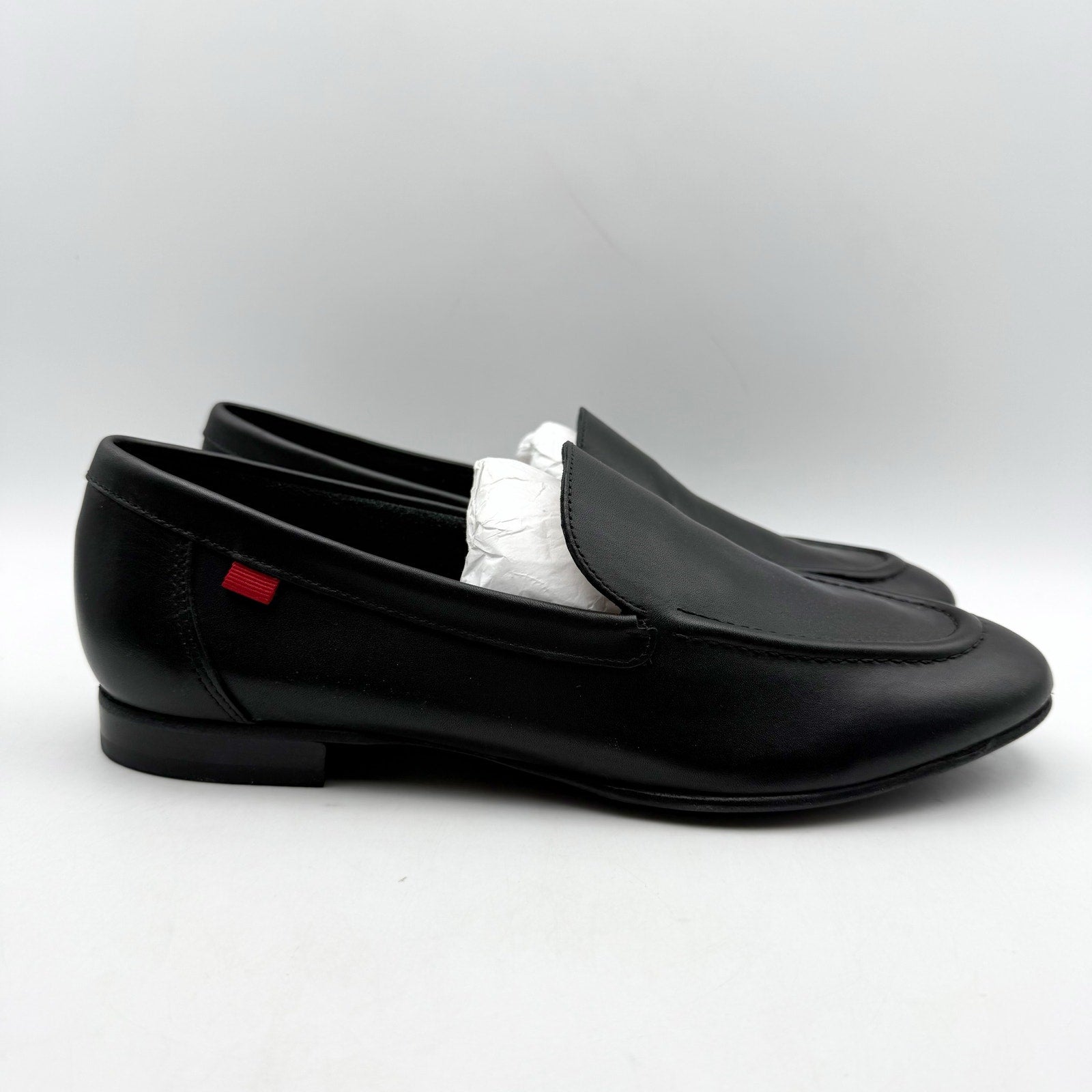 Marc Joseph New York Womens Madison Ave Loafers US 9 M Black Leather NWOB