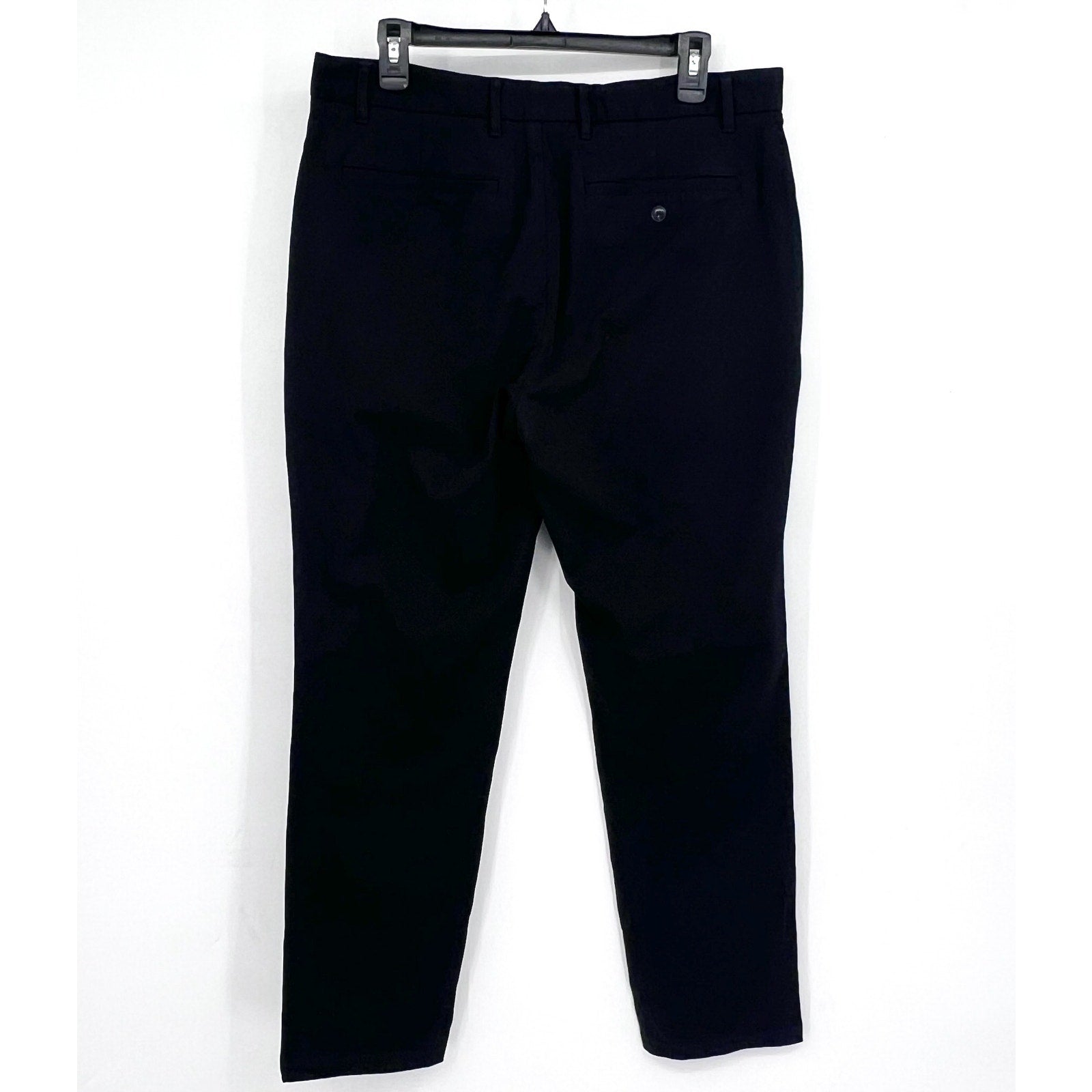 EVERLANE Men's Uniform Performance Chino Pants 30x32 Black Slim Fit NWT