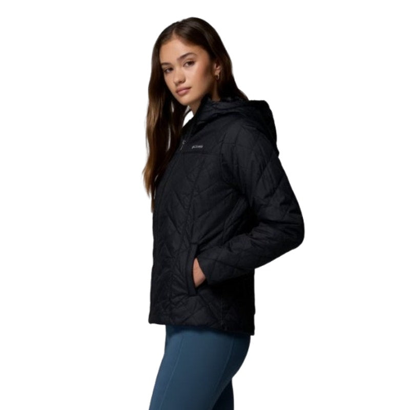 COLUMBIA Women's Copper Crest II Hooded Jacket 2X Black Omni Shield NWT