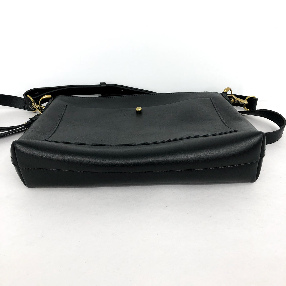 MADEWELL The Transport Shoulder Crossbody Bag Medium Black Leather NC275 NWT