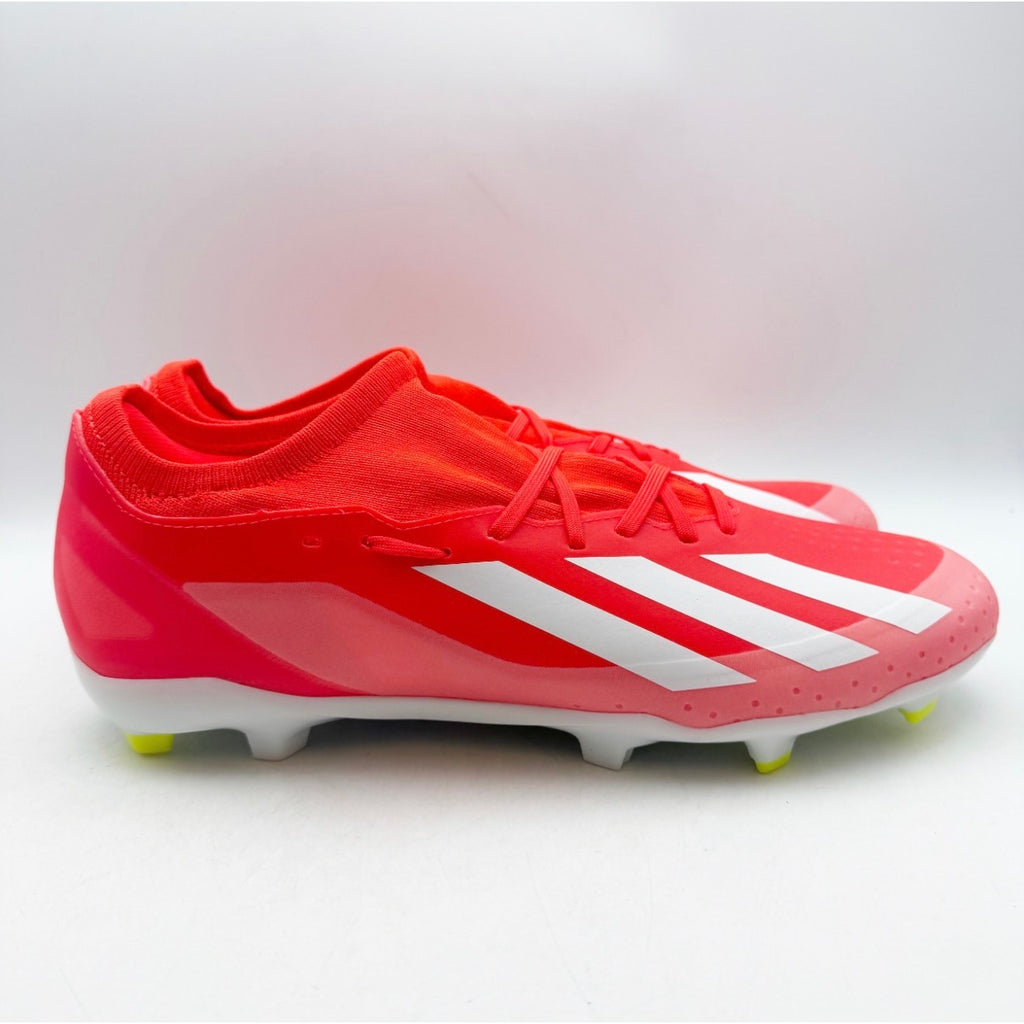 Adidas Mens X Crazyfast League FG Soccer Cleats Size 12 Solar Red IE2377 NWOB