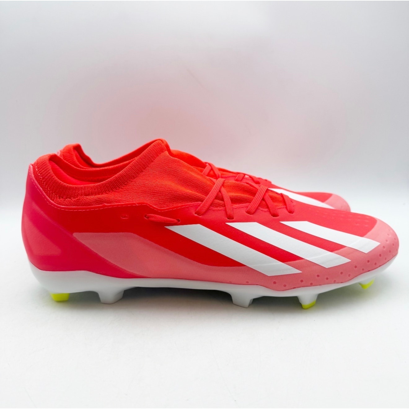 Adidas Mens X Crazyfast League FG Soccer Cleats Size 12 Solar Red IE2377 NWOB