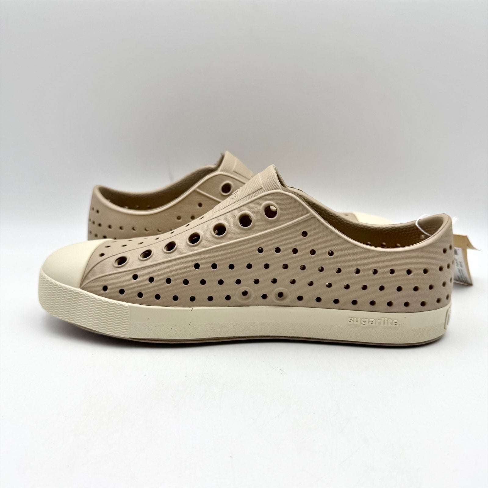 Native Unisex Jefferson Shoes Mens 3 Womens 5 Brown Tan EVA Slip On Sneakers NIB