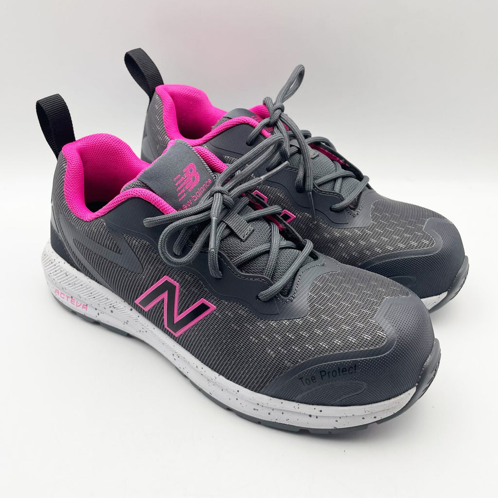 New Balance Womens Logic Work Shoes Size 6.5 Grey Comp Toe EH PR SR Sneakers NIB