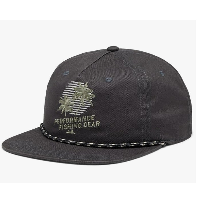 COLUMBIA Unisex Adult PFG Back Tack Snap Back Hat One Size Grey PG Palm NWT
