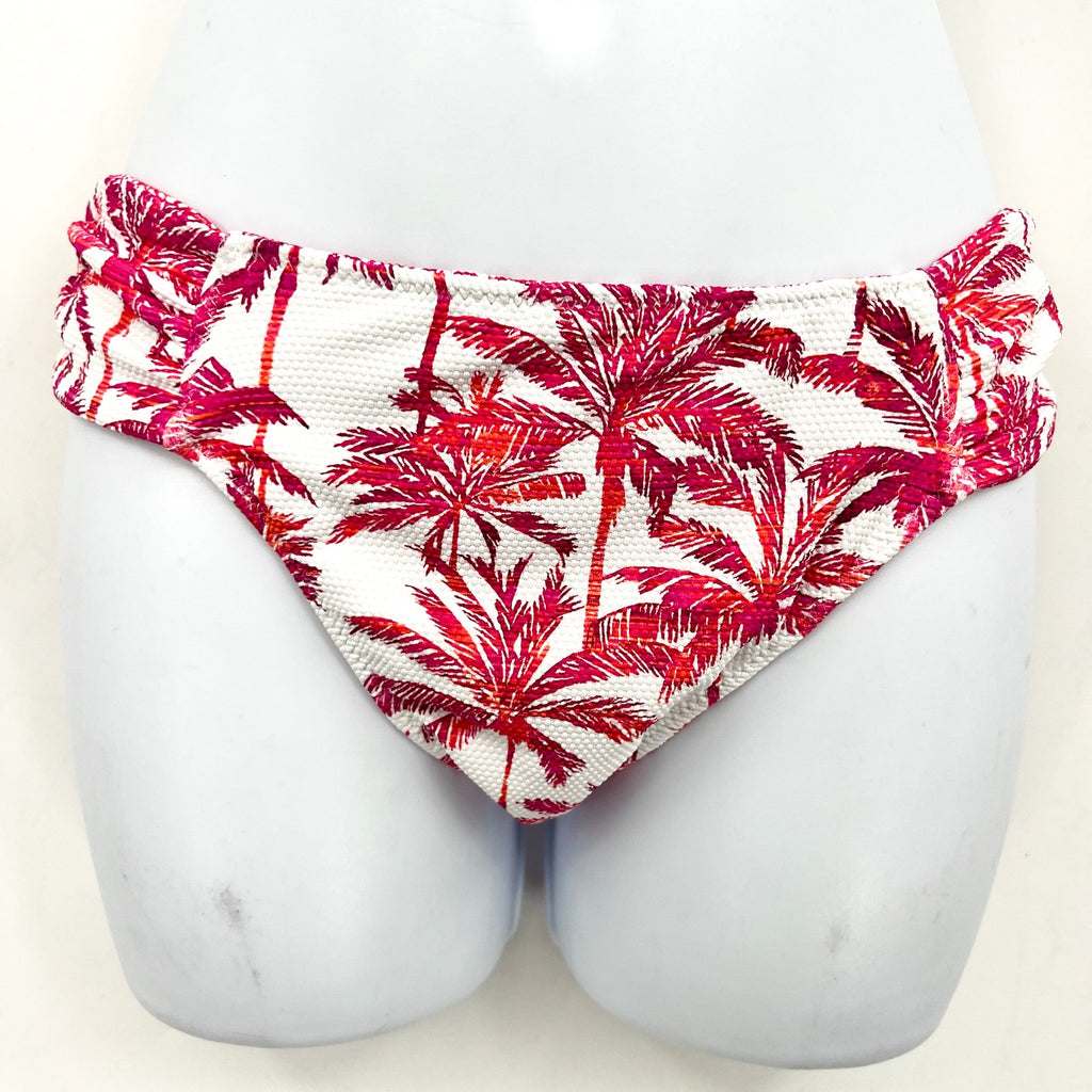 TOMMY BAHAMA Island Cays Hipster Bikini Bottom XS Pink Maui Print Reversible NWT