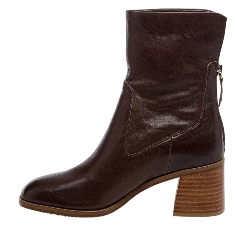 Kelsi Dagger Womens Brooklyn Island Boots Size 6.5 M Brown Vegan Leather NIB