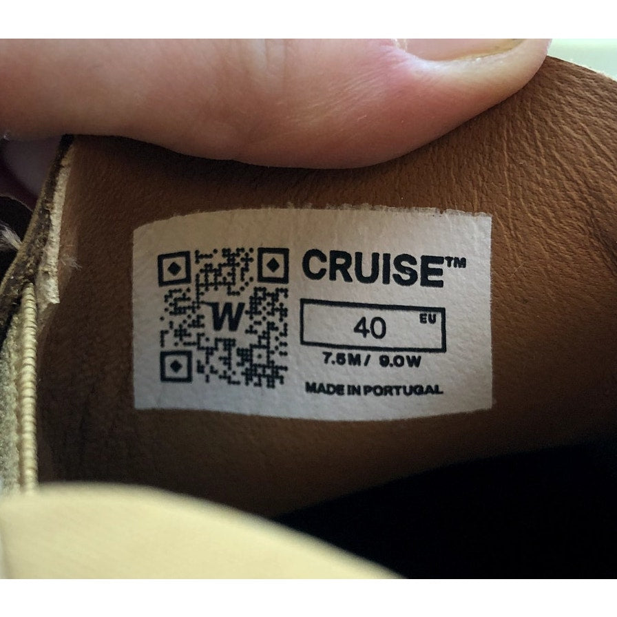 Wolf & Shepherd Cruise Ace Slip On Sneakers Mens 7.5 Womens 9 Tan Sandstorm NIB