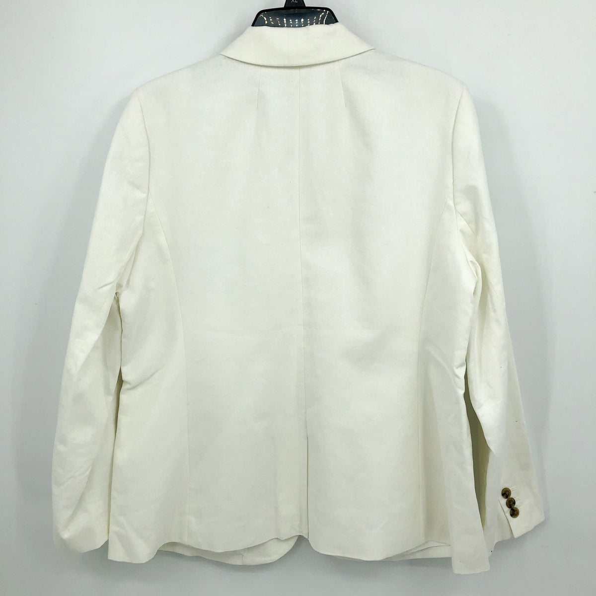 J.CREW Women's Holland Blazer Size 8 White One-Button Linen-blend AL222 NWT