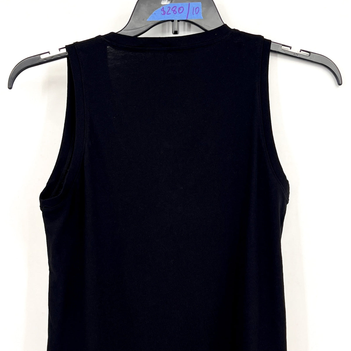 MADEWELL Women's Northside V-Neck Tank Top Small Black Sleeveless NWT