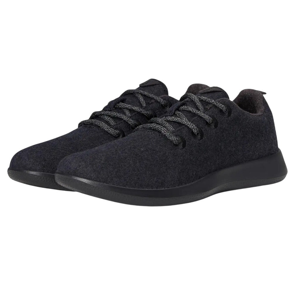 AllBirds Mens Wool Runner Sneakers US 8 EU 40.5 Black Athletic NIB