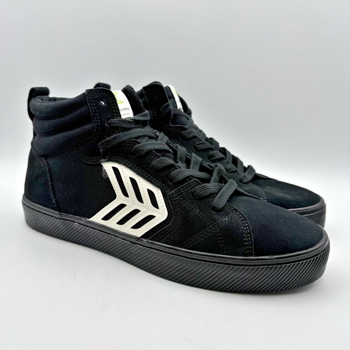 Cartiuma Mens Catiba Pro High Top Sneakers US 11 EU 44 Black Suede NIB