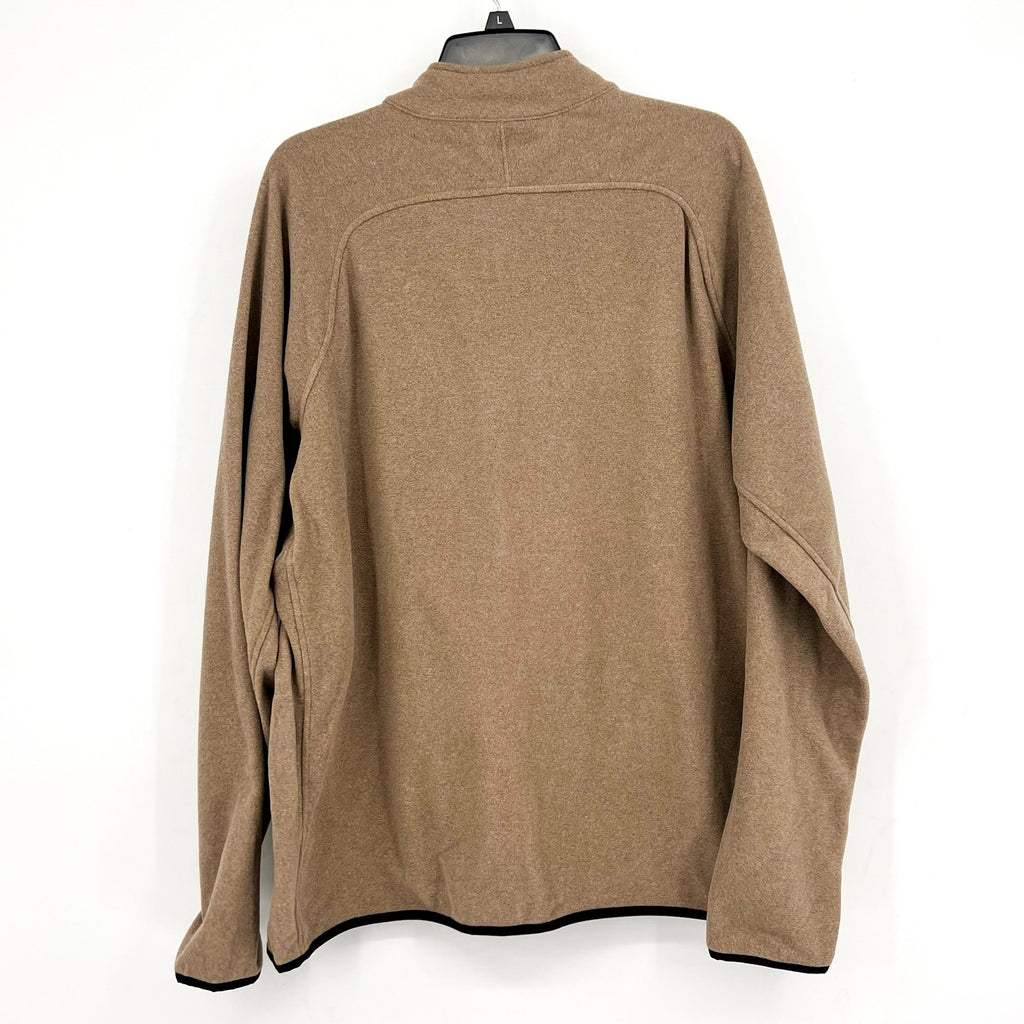 MOUNTAIN HARDWEAR Mens Microchill Full Zip Fleece Jacket XXL Tan NWOT