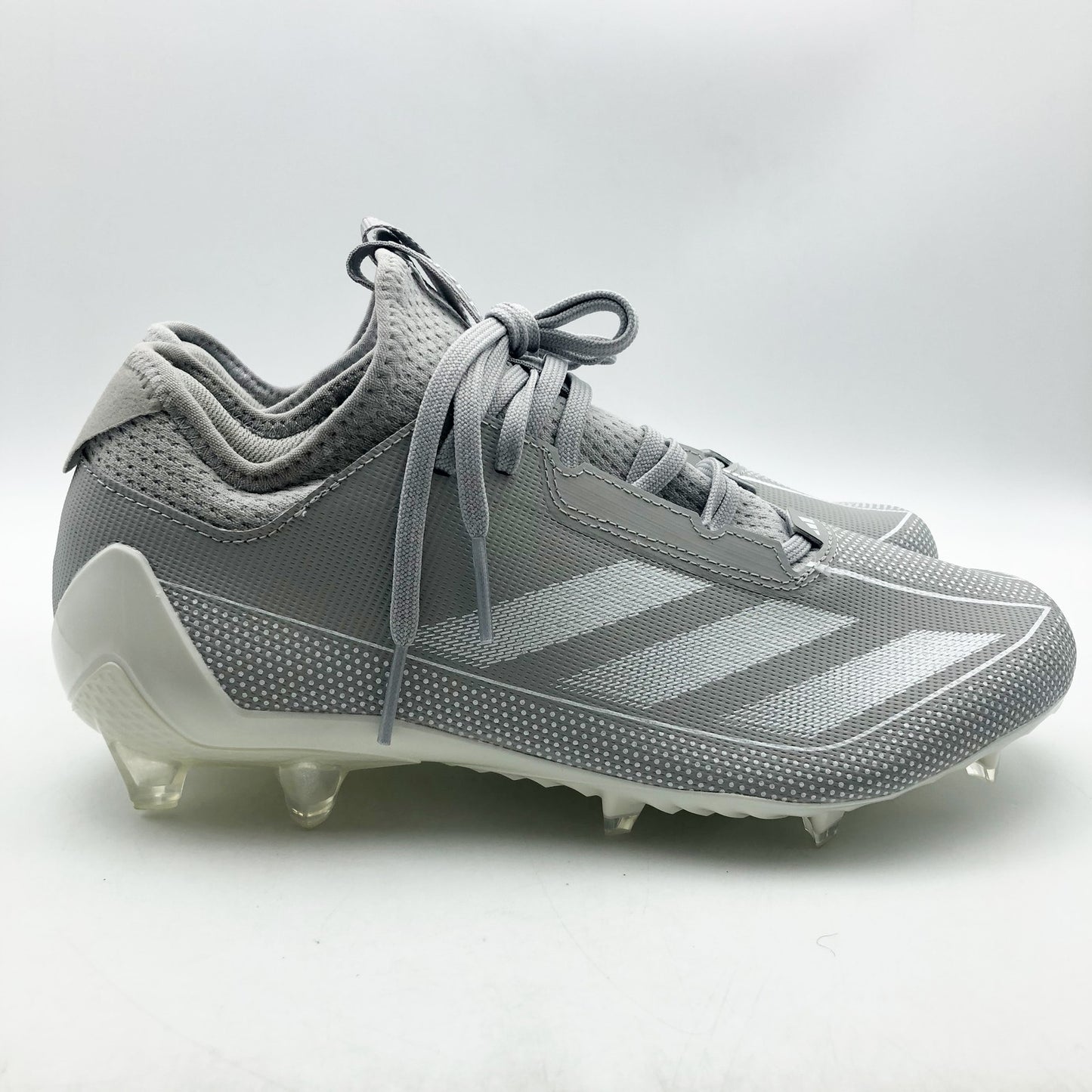 Adidas Mens Adizero Electric 1 Football Cleats Grey White Size 8
