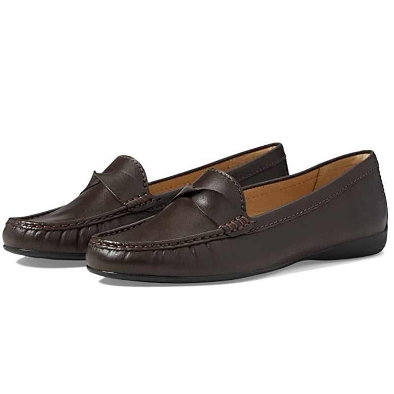 Marc Joseph New York Womens Beverley Road Loafers US 8 EU 39 Brown Leather NIB