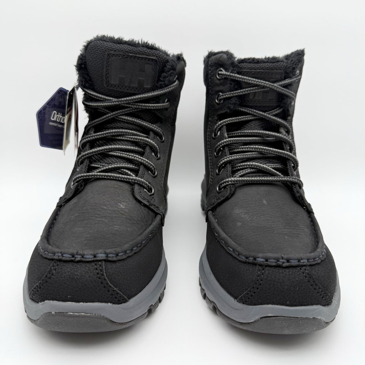 Helly Hansen Mens Garibaldi V3 Winter Boots US 9 Black Leather WP Insulated NWOB