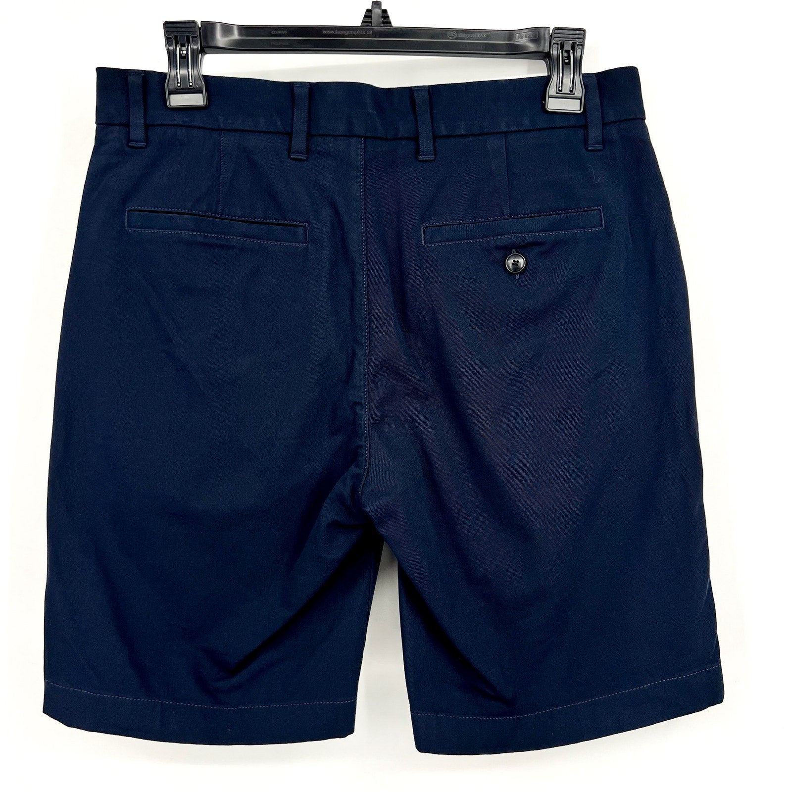 EVERLANE Men's The 9" Performance Chino Shorts Size 30 Navy Blue Slim-Fit NWT