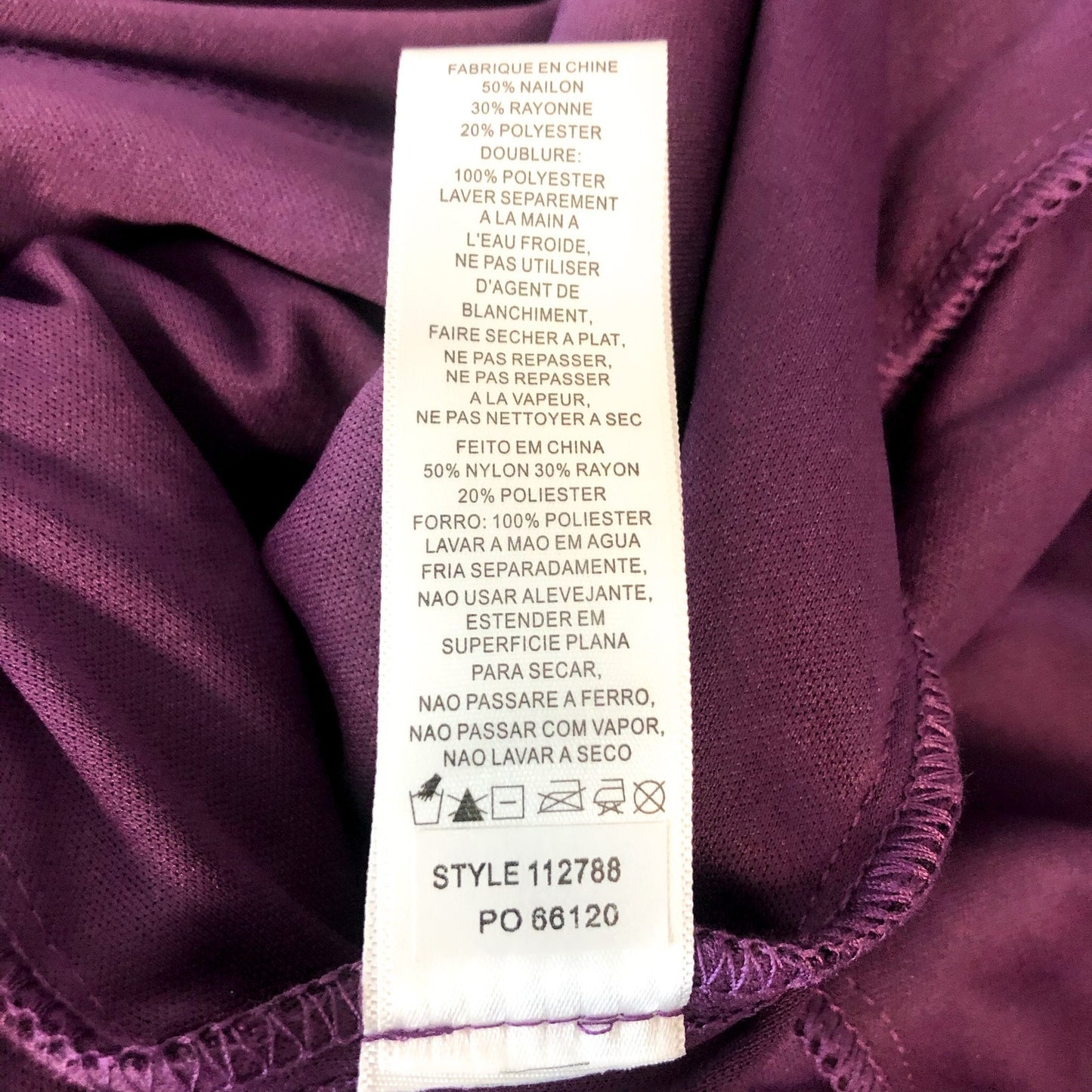 ALEX EVENINGS Women's Rosette Lace A-Line Gown Size 12 Purple Eggplant NWT