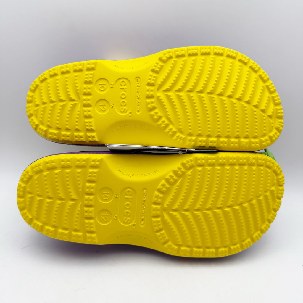 CROCS Mens NBA Los Angeles Lakers Clog Size 10 EU 43.5 Purple Yellow NWT