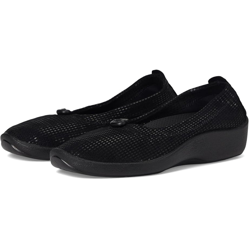 Arcopedico Womens L14 Slip On Flats EU 36 US 5.5-6 Black Water Resistant NWOB