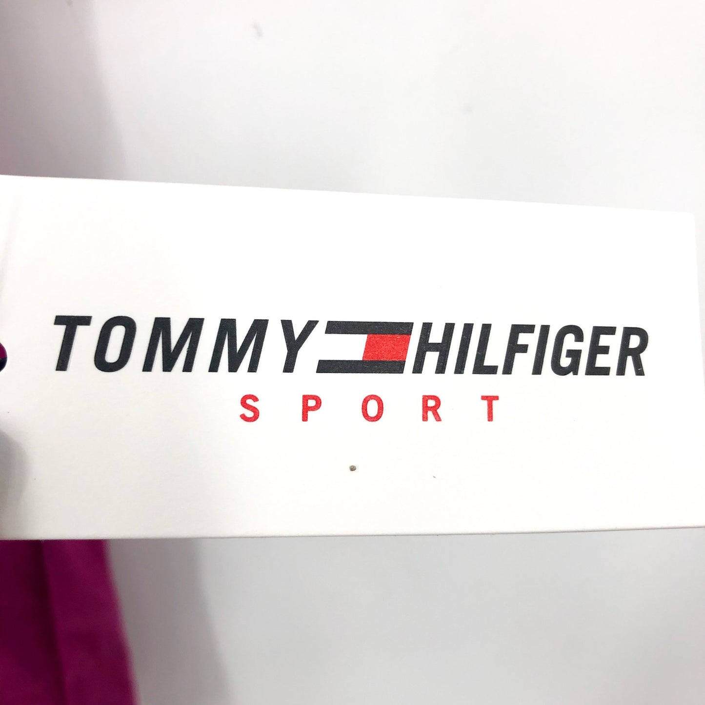 TOMMY HILFIGER SPORT Performance Graphic T-Shirt Small Pink Short Sleeve NWT