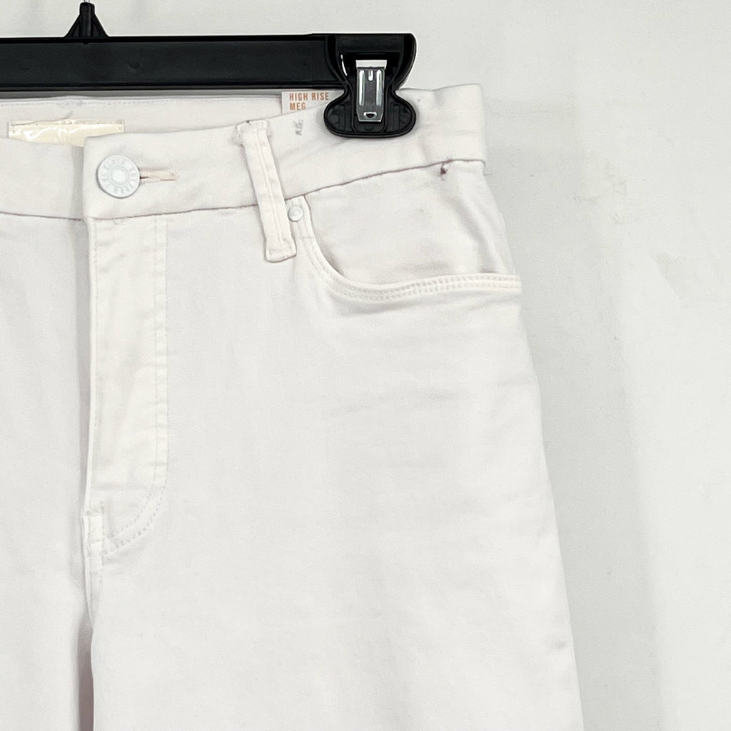KUT FROM THE KLOTH Meg Wide Leg Jeans Size 4 Optic White High-Rise Fab AB NWT