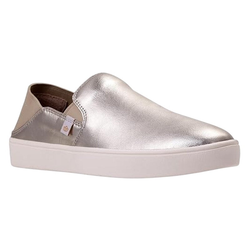 Spenco Womens Saylor Slip On Sneakers US 5 M EU 35 Champagne Gold Leather NIB