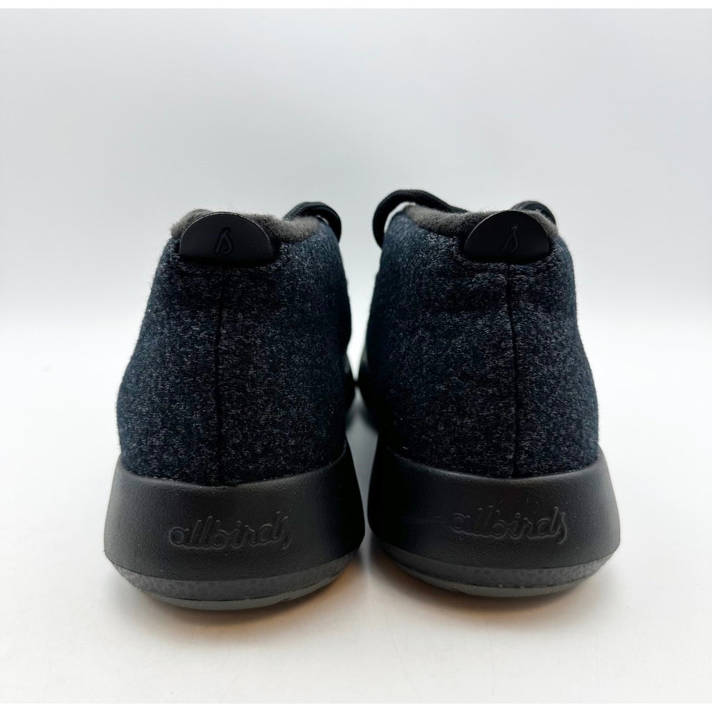 ALLBIRDS Womens Wool Runner-up Mizzles Sneakers Size 8 Black High Tops NWOB