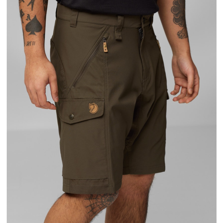 FJALLRAVEN Men's Abisko Outdoor Shorts Size 30- 31 Brown Tan Cargo G-1000 NWOT