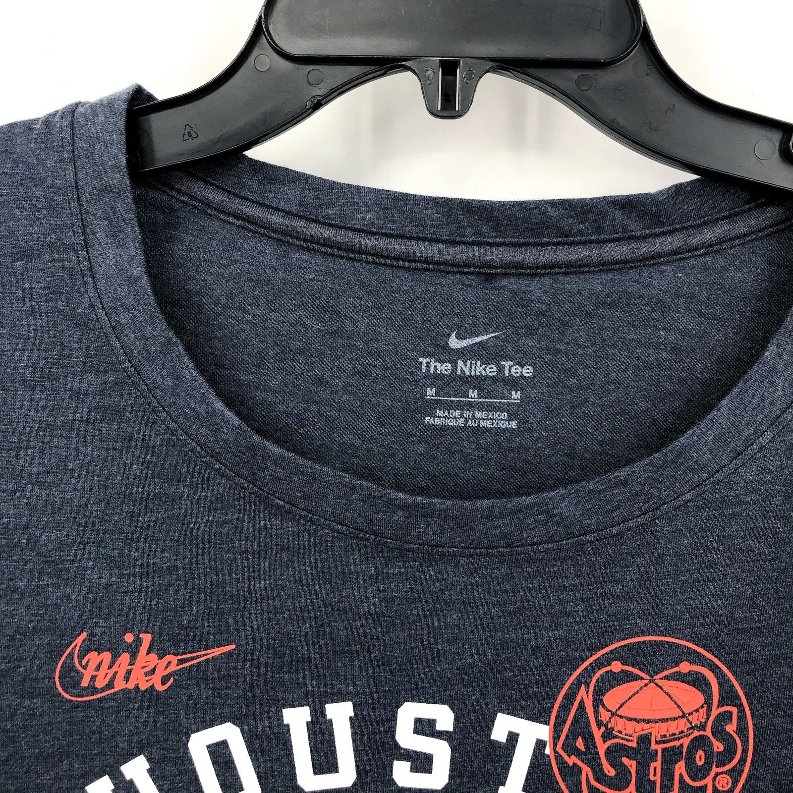 NIKE Women's Houston Astro Rewind T-Shirt Medium Navy Short Sleeve NWT NKMV-EX52