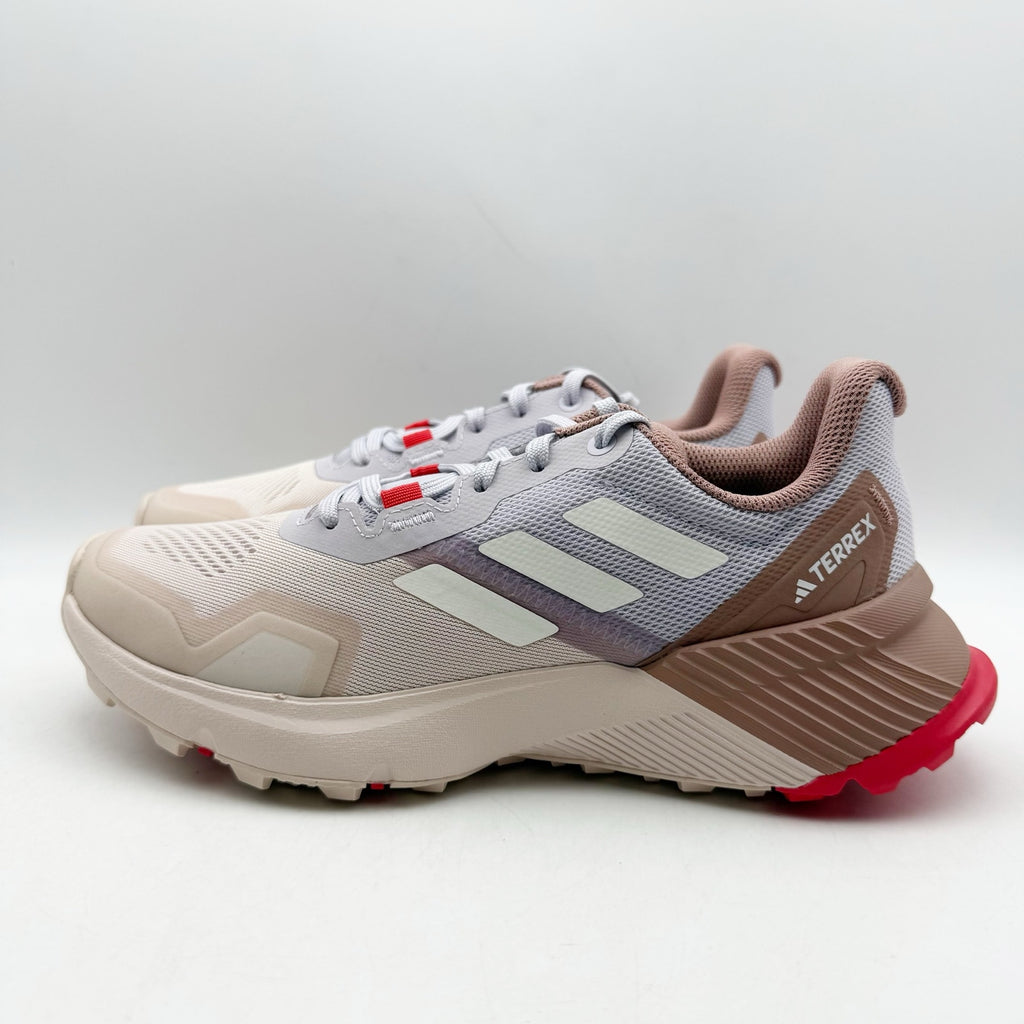 Adidas Womens Terrex Soulstride Trail Running Sneaker US 6 Cream Multicolor NWOB
