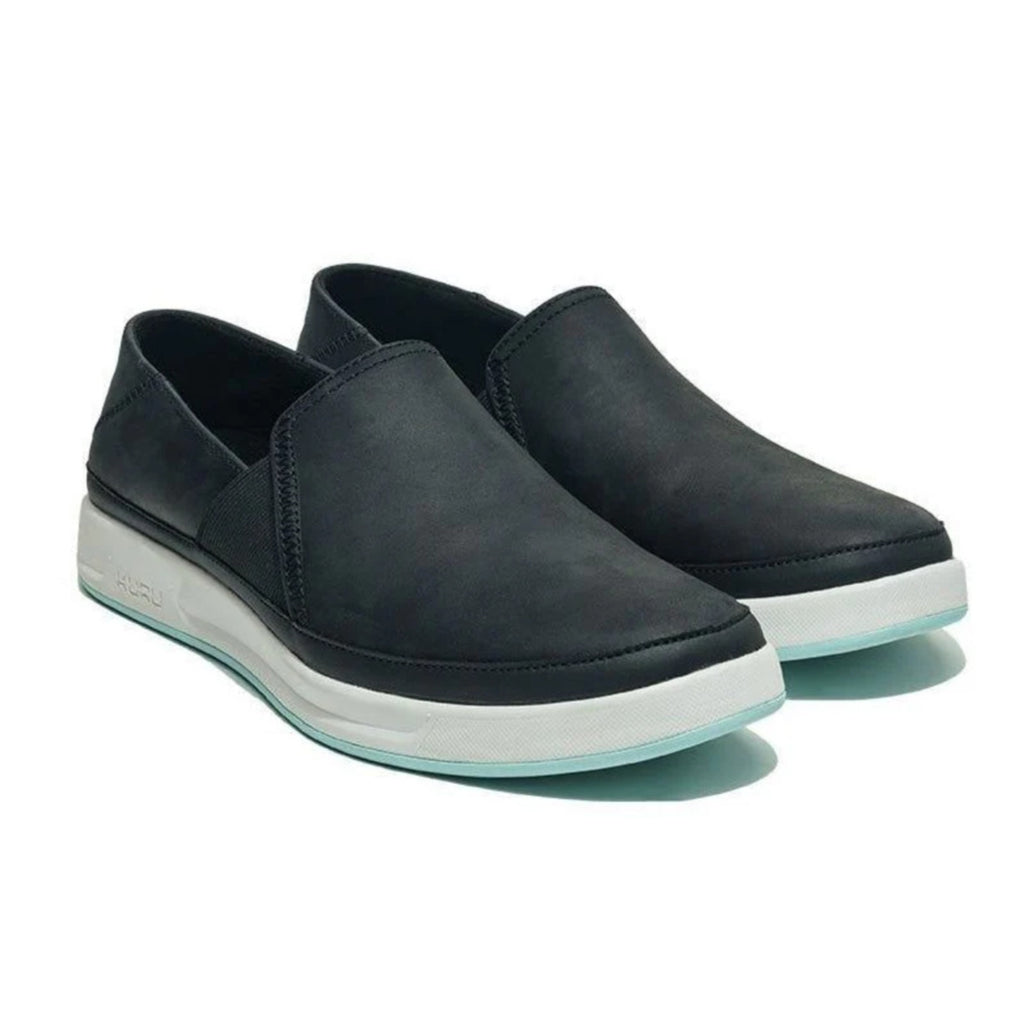 KURU Womens Roam Atla Slip On Sneakers Size 10.5 EU 42 Jet Black Leather NIB