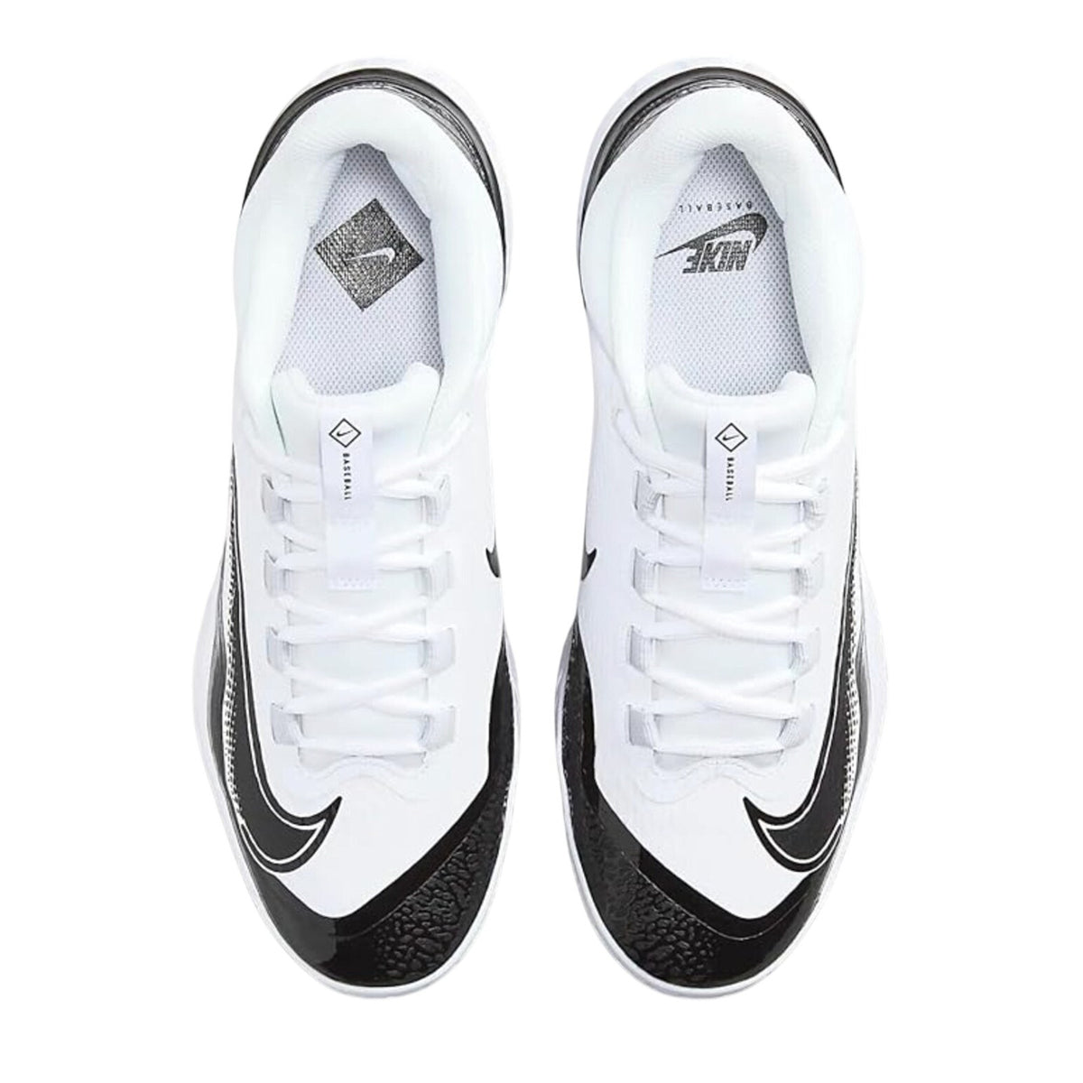 Nike Mens Alpha Huarache Elite 4 Low MCS Baseball Cleats US 12 White FD6255 NWOB