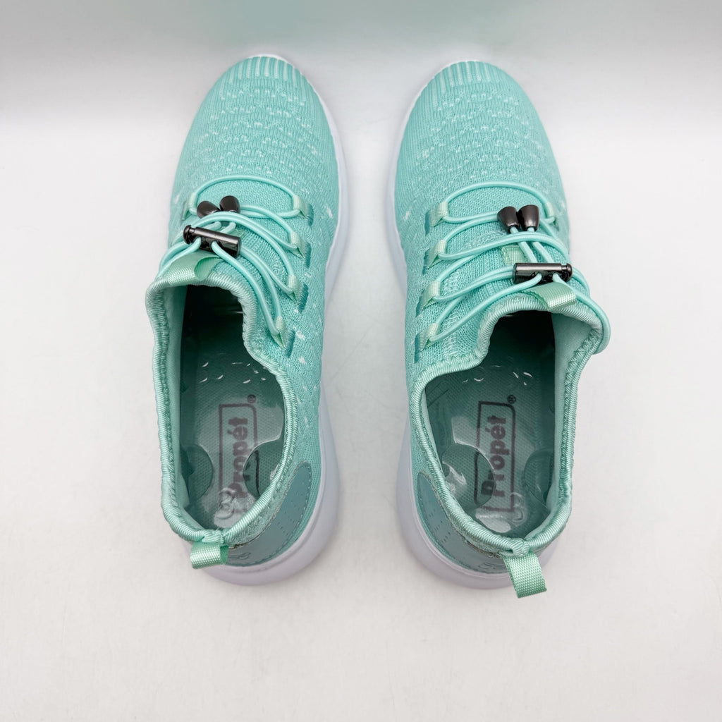 Propet Womens Travelbound Sneakers US 6 M Icy Mint Blue Bungee NIB