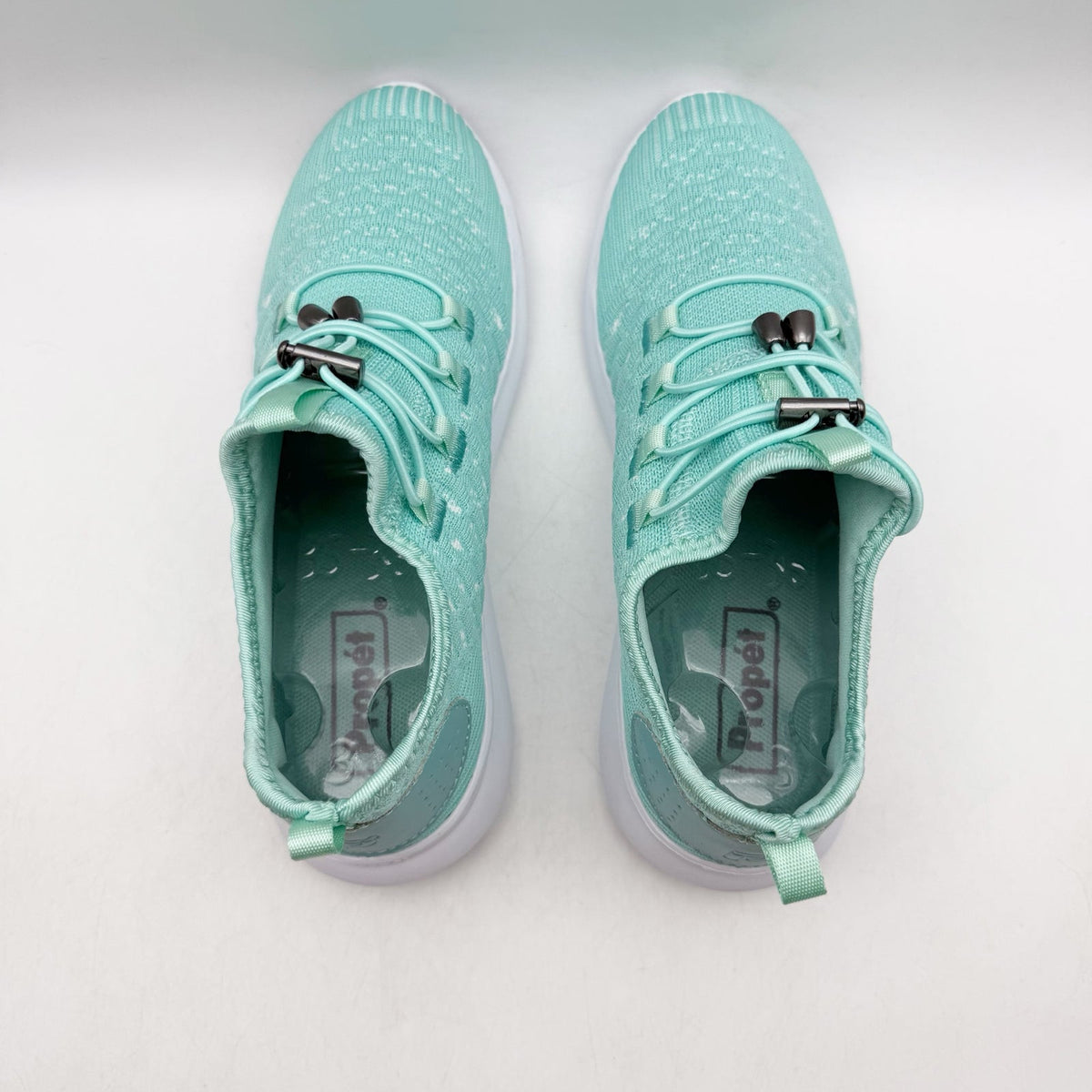 Propet Womens Travelbound Sneakers US 6 M Icy Mint Blue Bungee NIB