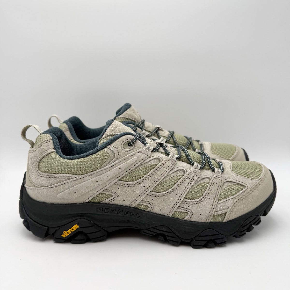 Merrell Mens Moab 3 Hiking Shoes Size 11.5 EU 46 Tan Green Suede J038307 NIB
