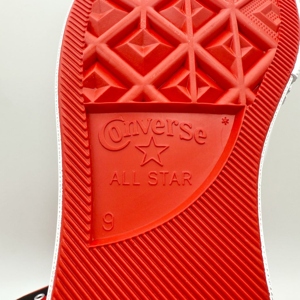 Converse Mens Chuck Taylor All Star 70 Ox Denim Tears Sneakers 9 Red Canvas NWOB