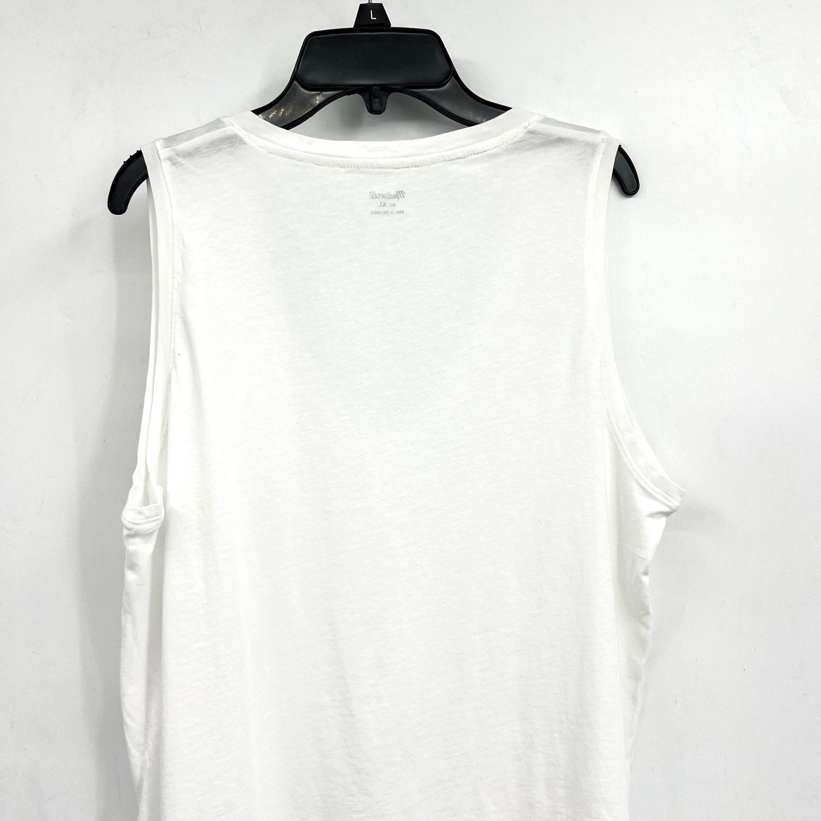 MADEWELL Women's Northside V-neck Tank Top XL White Sleeveless P2708 NWT