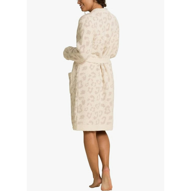 BAREFOOT DREAMS CozyChic Barefoot In The Wild Robe XL Cream Stone NWT