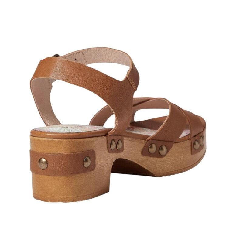 Eric Michael Womens Brooke Sandals EU 41 US 10-11M Brown Leather NIB